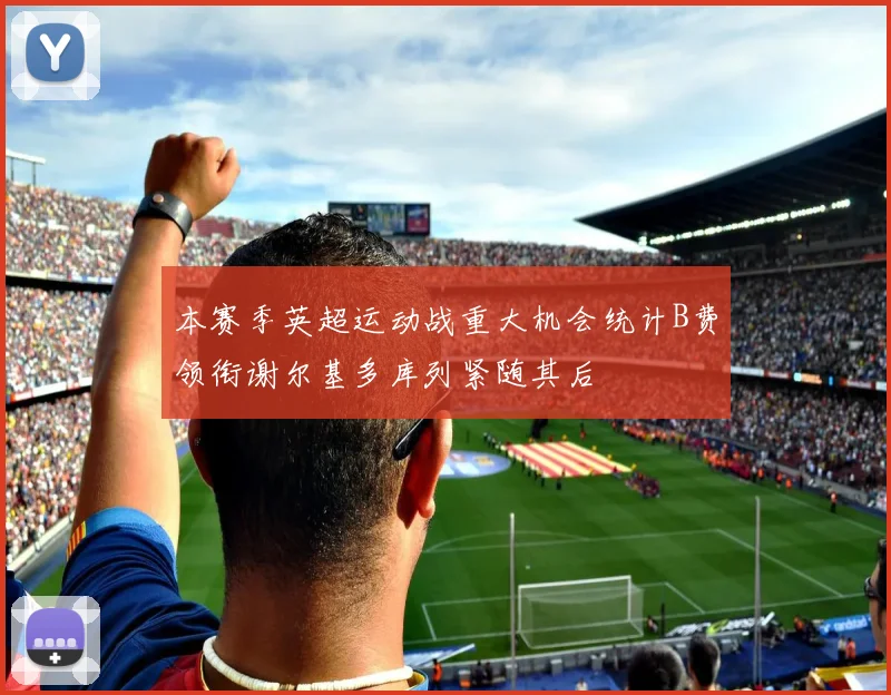 本赛季英超运动战重大机会统计B费领衔谢尔基多库列紧随其后